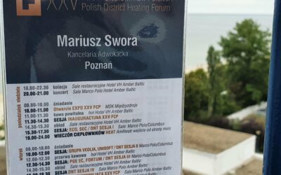 Kancelaria na jubileuszowym Forum Ciepłowników w Międzyzdrojach